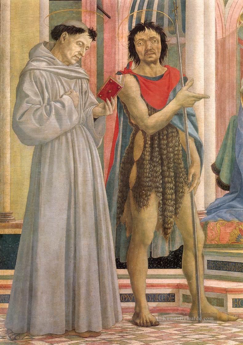 Madonna und das Kind mit Saints2 Renaissance Domenico Veneziano Ölgemälde